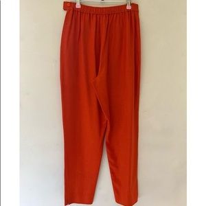 Vintage Finity Naturals linen orange pants - Size 8 - Circa 90’s